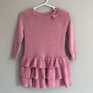 Baby Gap Pink Sweater Dress 12-18m